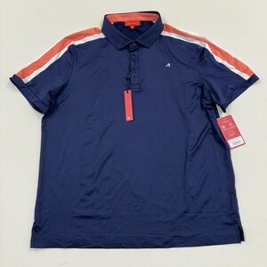 Redvanly Sevigne Polo Shirt Mens XL Midnight Navy Blue Golf Performance